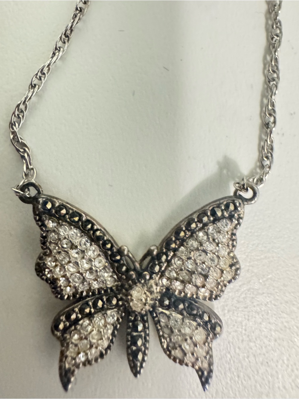 ✨ Sterling Silver 925 Butterfly Necklace S.M.J ✨